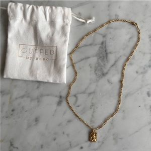Cuffed By Nano St Christopher Necklace 14k gold filled